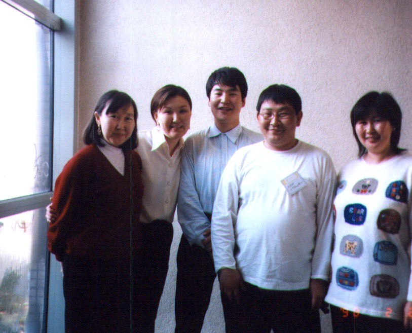 Университет Чиба в 1998 году. Встреча со студентами из Якутии