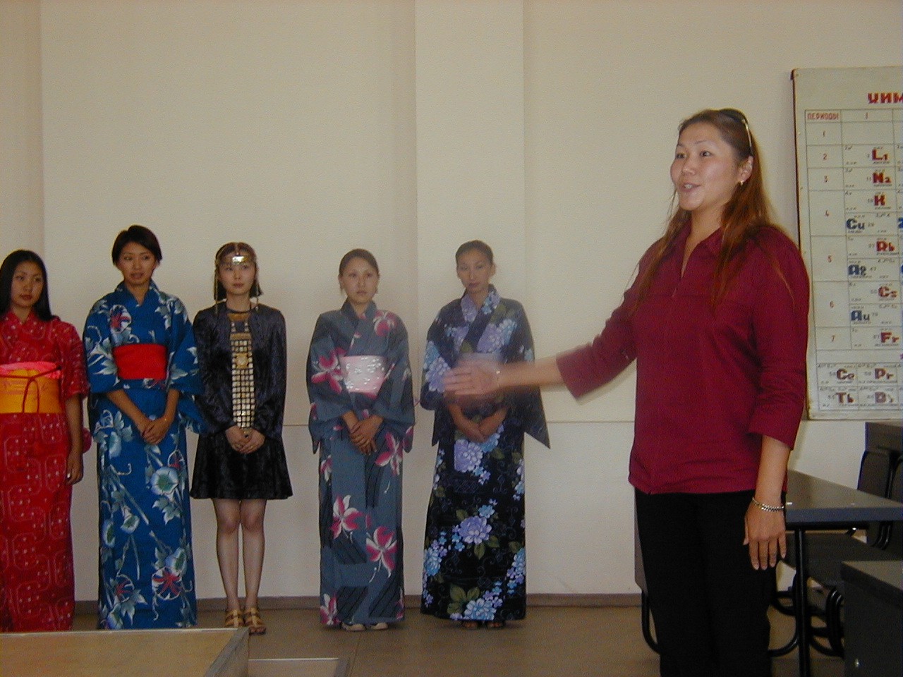 Японская делегация в Хангаласском улусе. Август 2001 года