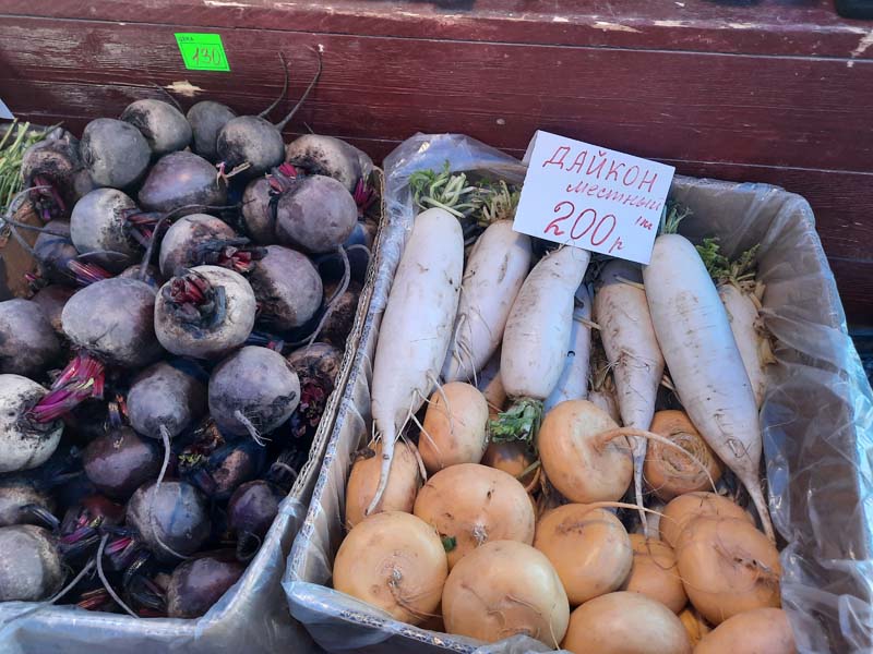 Крестьянский рынок 14.08.2021 г.: Цены местной и привозной картошки сравнялись! Местную мелкую картошку можно купить за 80 рублей!